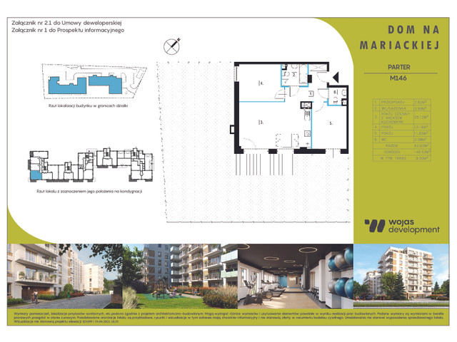 Mieszkanie w inwestycji DOM NA MARIACKIEJ, symbol M146 » nportal.pl