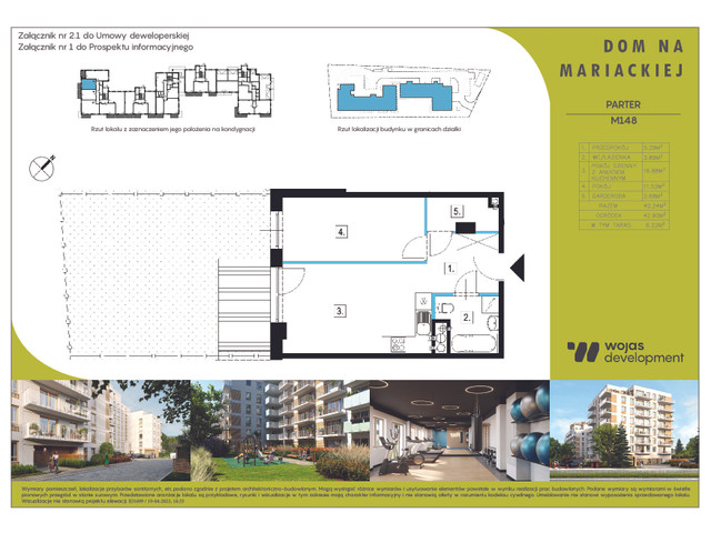 Mieszkanie w inwestycji DOM NA MARIACKIEJ, symbol M148 » nportal.pl