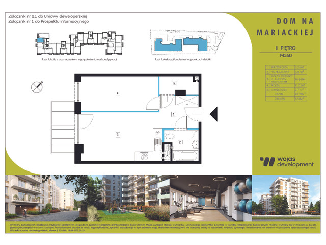 Mieszkanie w inwestycji DOM NA MARIACKIEJ, symbol M160 » nportal.pl