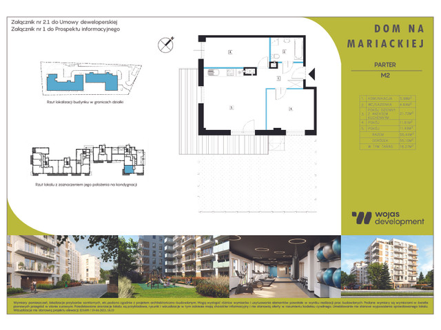 Mieszkanie w inwestycji DOM NA MARIACKIEJ, symbol M2 » nportal.pl