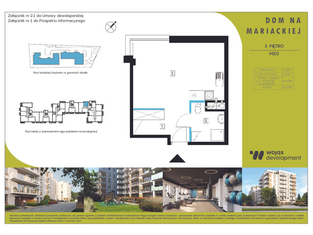Mieszkanie w inwestycji DOM NA MARIACKIEJ, symbol M20 » nportal.pl