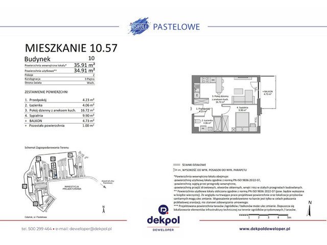 Mieszkanie w inwestycji Osiedle Pastelowe etap III, symbol 10.57 » nportal.pl