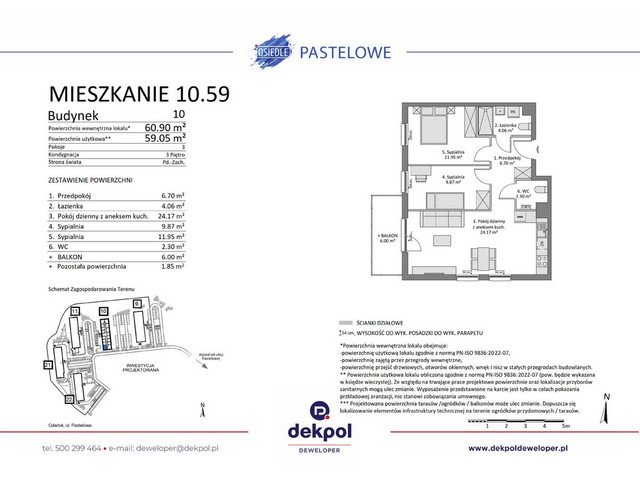 Mieszkanie w inwestycji Osiedle Pastelowe etap III, symbol 10.59 » nportal.pl