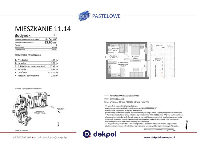 Mieszkanie w inwestycji Osiedle Pastelowe etap III, symbol 11.14 » nportal.pl