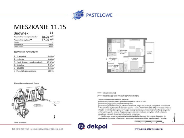 Mieszkanie w inwestycji Osiedle Pastelowe etap III, symbol 11.15 » nportal.pl