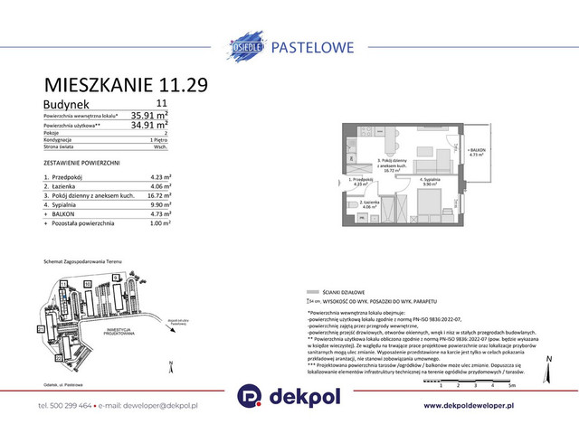 Mieszkanie w inwestycji Osiedle Pastelowe etap III, symbol 11.29 » nportal.pl