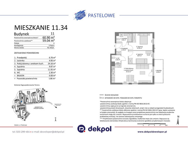 Mieszkanie w inwestycji Osiedle Pastelowe etap III, symbol 11.34 » nportal.pl