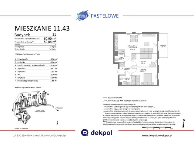 Mieszkanie w inwestycji Osiedle Pastelowe etap III, symbol 11.43 » nportal.pl