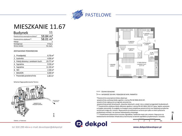 Mieszkanie w inwestycji Osiedle Pastelowe etap III, symbol 11.67 » nportal.pl