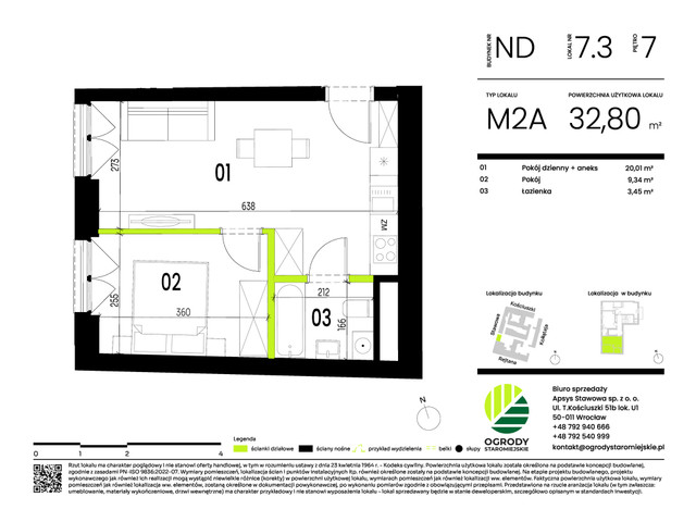 Mieszkanie w inwestycji Ogrody Staromiejskie, symbol ND.7.3 » nportal.pl