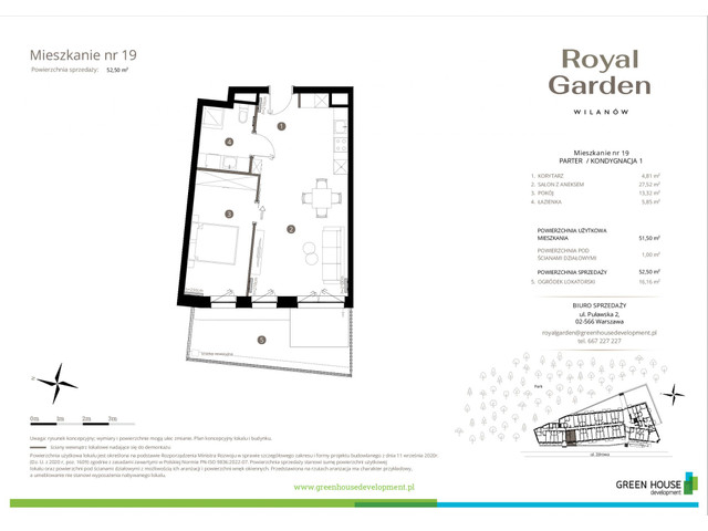 Mieszkanie w inwestycji Royal Garden Wilanów, symbol M.19 » nportal.pl