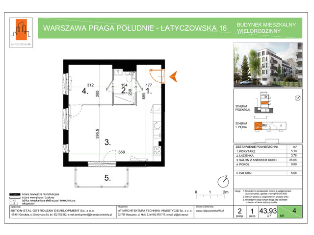 Mieszkanie w inwestycji Latyczowska 16, symbol 4 » nportal.pl