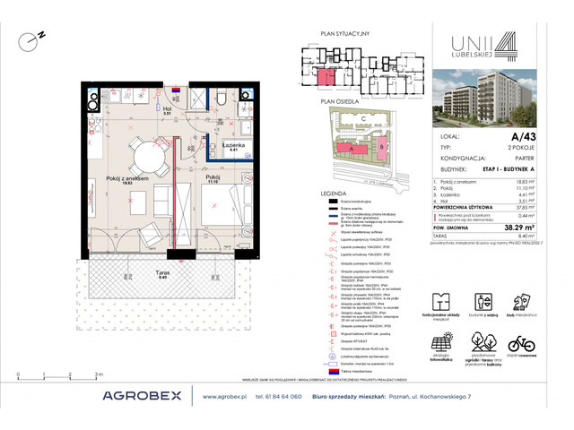 Mieszkanie w inwestycji Unii Lubelskiej 4, symbol A/43 » nportal.pl