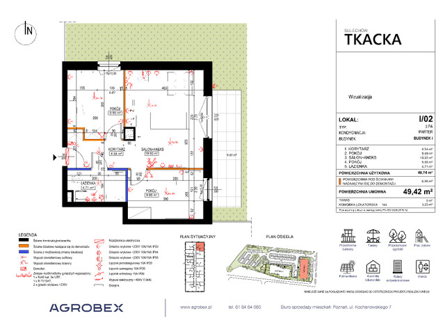 Mieszkanie w inwestycji Osiedle Tkacka, symbol 1/02 » nportal.pl