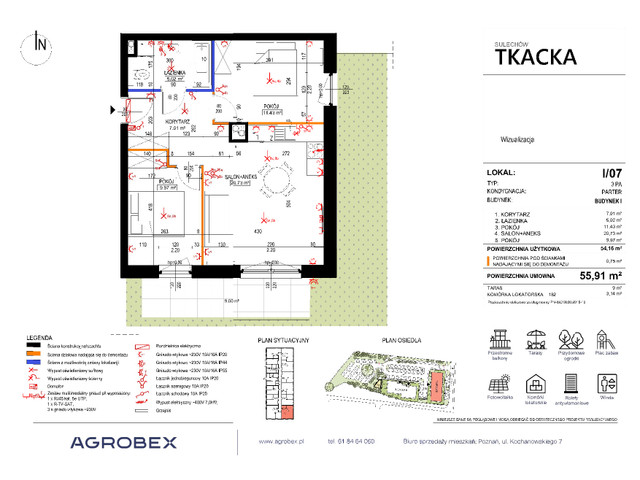 Mieszkanie w inwestycji Osiedle Tkacka, symbol 1/07 » nportal.pl