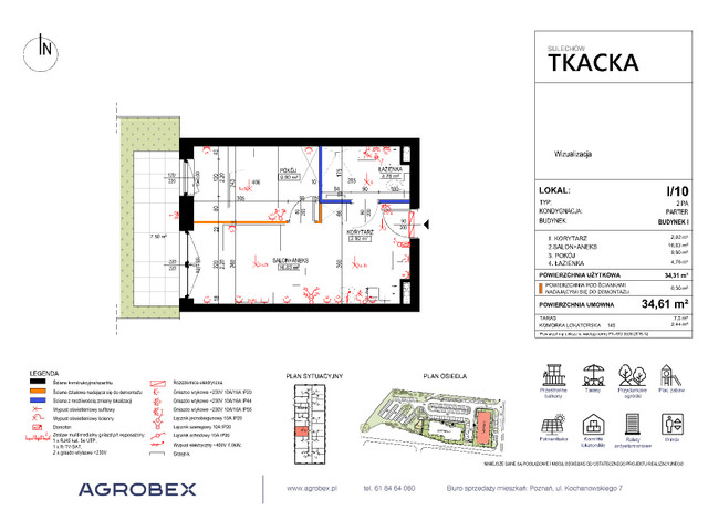 Mieszkanie w inwestycji Osiedle Tkacka, symbol 1/10 » nportal.pl