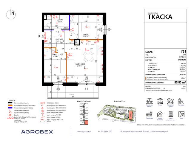 Mieszkanie w inwestycji Osiedle Tkacka, symbol 1/61 » nportal.pl