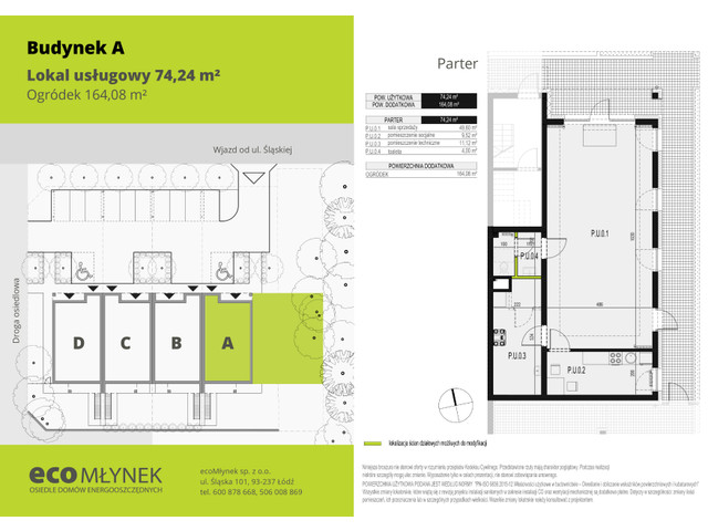 Komercyjne w inwestycji Osiedle ecoMłynek, symbol L.A » nportal.pl