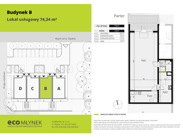 Komercyjne w inwestycji Osiedle ecoMłynek, symbol L.B » nportal.pl