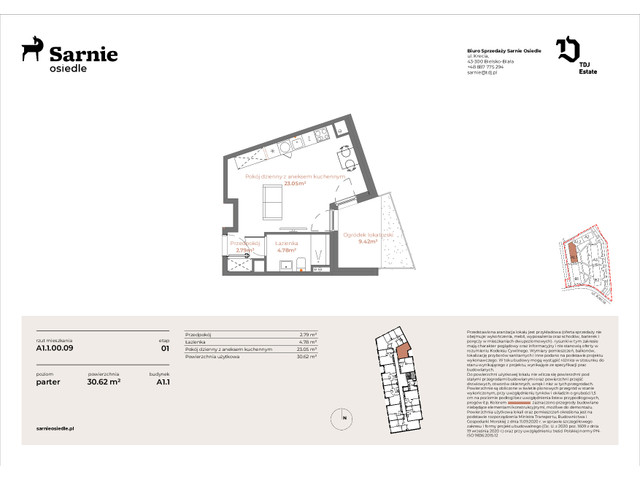 Mieszkanie w inwestycji Sarnie Osiedle, symbol SO-A1.1.LM-00.09 » nportal.pl