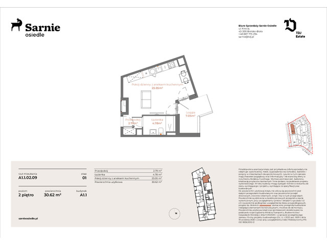 Mieszkanie w inwestycji Sarnie Osiedle, symbol SO-A1.1.LM-02.09 » nportal.pl