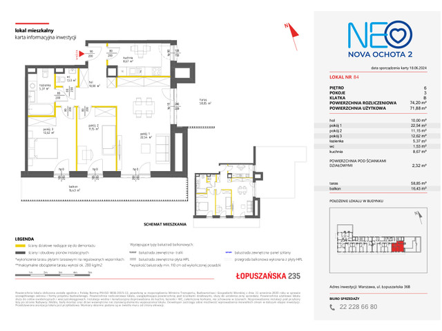 Mieszkanie w inwestycji NEO NOVA OCHOTA, symbol 2M.84 » nportal.pl