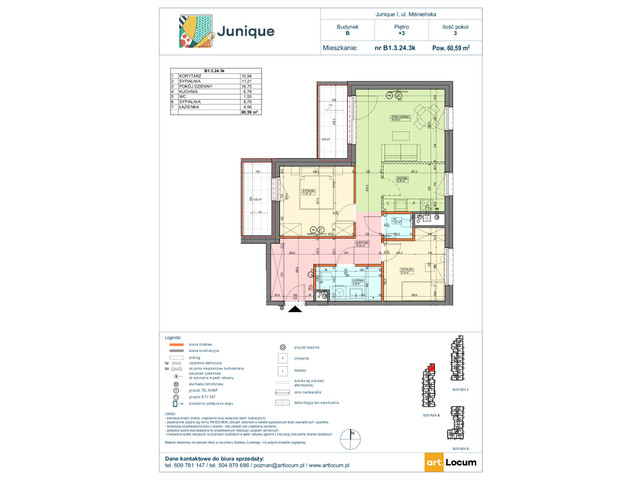 Mieszkanie w inwestycji JUNIQUE I.II, symbol B1.3.24.3k » nportal.pl