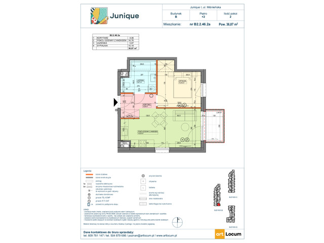 Mieszkanie w inwestycji JUNIQUE I.II, symbol B2.2.46.2a » nportal.pl