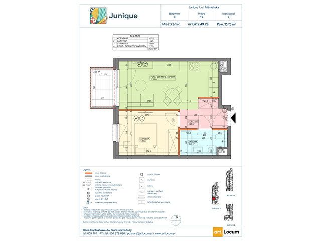 Mieszkanie w inwestycji JUNIQUE I.II, symbol B2.2.49.2a » nportal.pl