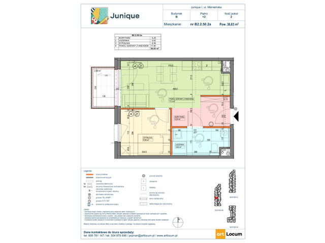 Mieszkanie w inwestycji JUNIQUE I.II, symbol B2.2.50.2a » nportal.pl