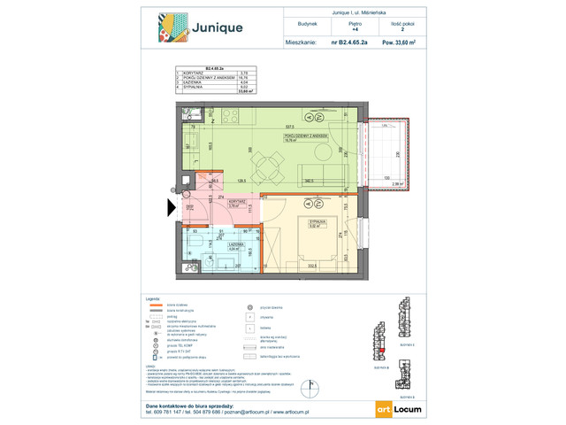 Mieszkanie w inwestycji JUNIQUE I.II, symbol B2.4.65.2a » nportal.pl