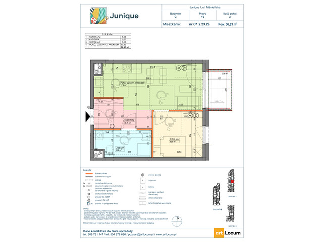 Mieszkanie w inwestycji JUNIQUE I.II, symbol C1.2.23.2a » nportal.pl
