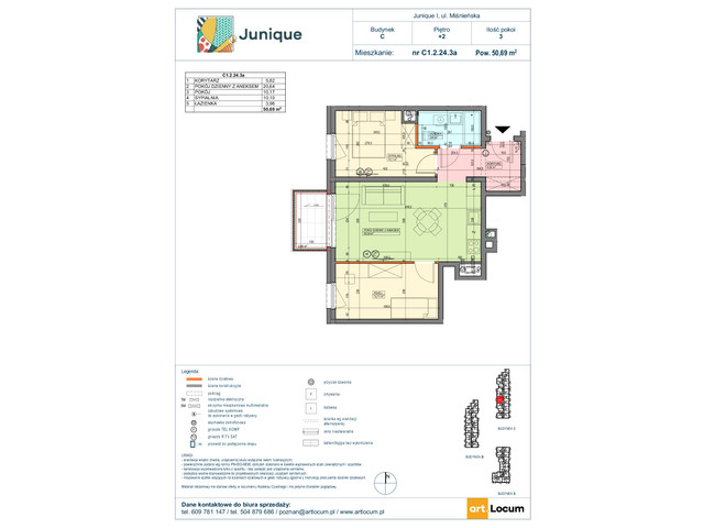 Mieszkanie w inwestycji JUNIQUE I.II, symbol C1.2.24.3a » nportal.pl