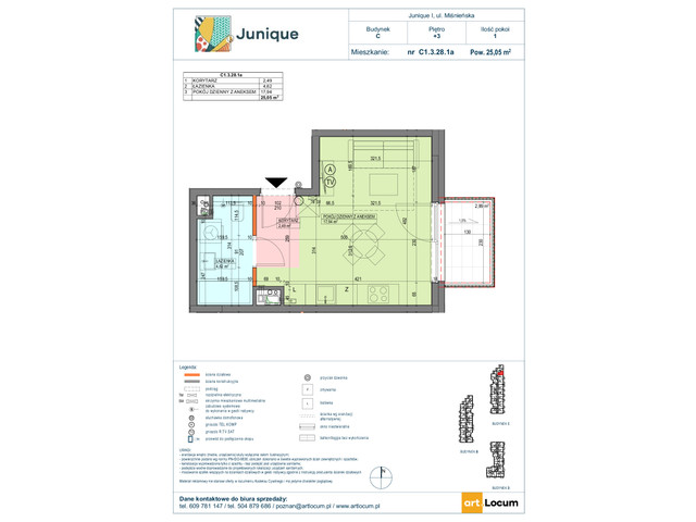 Mieszkanie w inwestycji JUNIQUE I.II, symbol C1.3.28.1a » nportal.pl