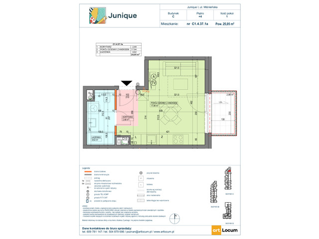 Mieszkanie w inwestycji JUNIQUE I.II, symbol C1.4.37.1a » nportal.pl