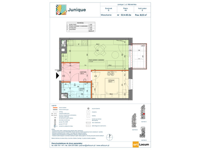 Mieszkanie w inwestycji JUNIQUE I.II, symbol C2.4.63.2a » nportal.pl