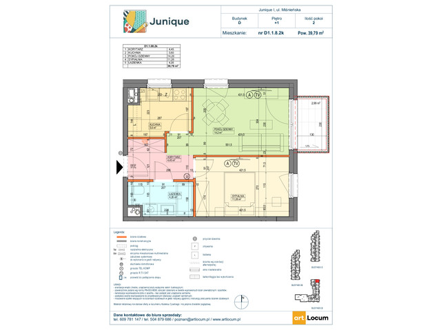 Mieszkanie w inwestycji JUNIQUE I.II, symbol D1.1.08.2k » nportal.pl