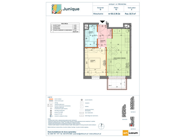 Mieszkanie w inwestycji JUNIQUE I.II, symbol D2.2.39.2a » nportal.pl