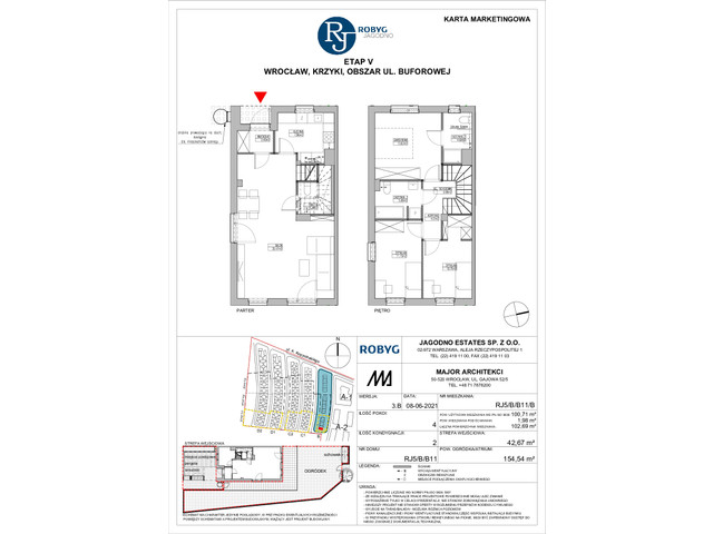 Dom w inwestycji Robyg Jagodno, symbol RJ5/B/B11/B » nportal.pl