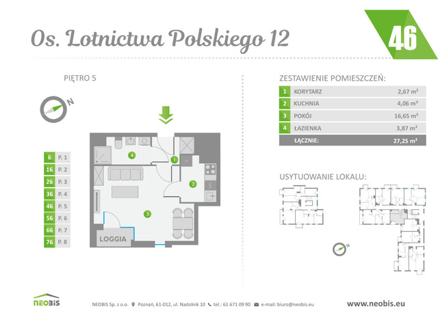 Mieszkanie w inwestycji OS. LOTNICTWA POLSKIEGO 12, symbol 46 » nportal.pl