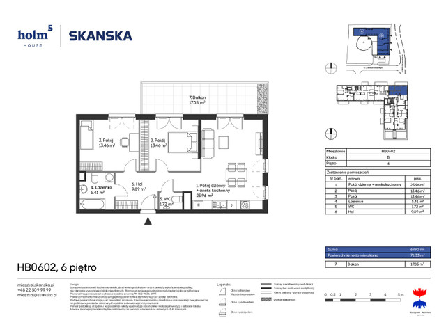 Mieszkanie w inwestycji Holm House, symbol HB0602 » nportal.pl