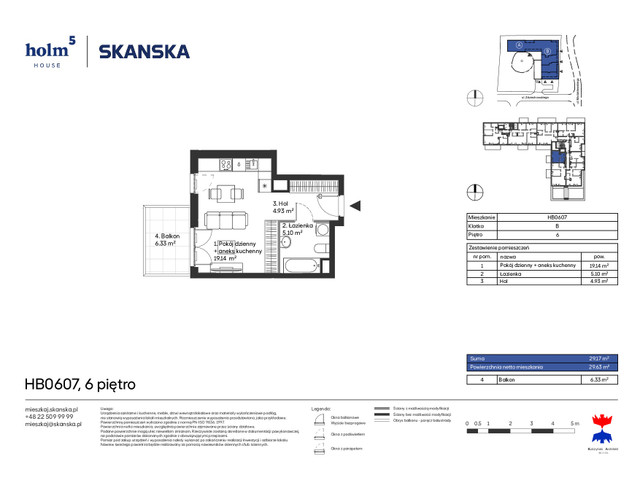 Mieszkanie w inwestycji Holm House, symbol HB0607 » nportal.pl