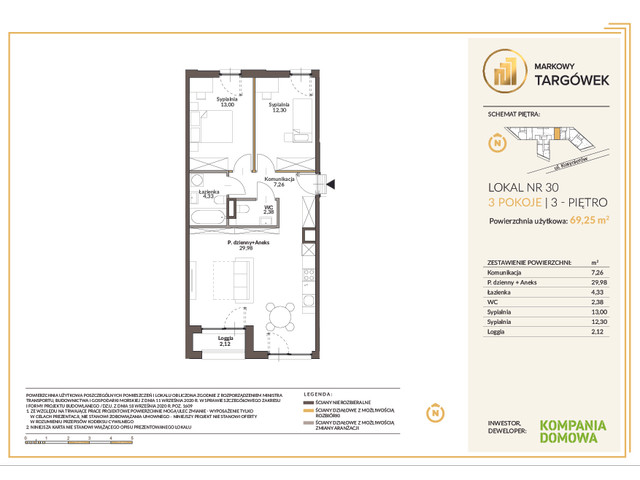 Mieszkanie w inwestycji MARKOWY TARGÓWEK, symbol 30 » nportal.pl