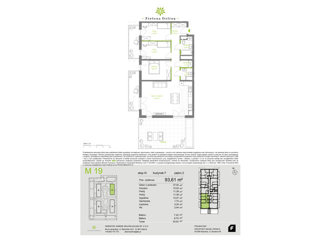 Mieszkanie w inwestycji Zielona Dolina, symbol OZ-F-M19 » nportal.pl