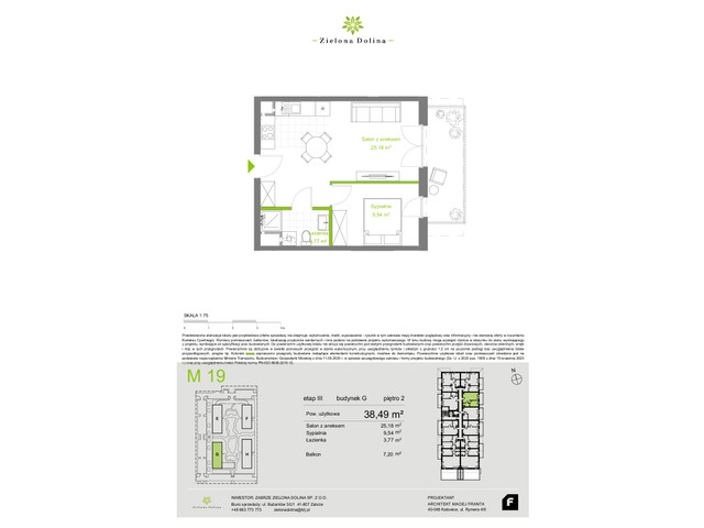 Mieszkanie w inwestycji Zielona Dolina, symbol OZ-G-M19 » nportal.pl