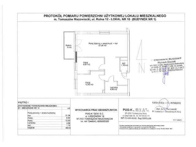 Mieszkanie w inwestycji Rolna 8/14 etap II, symbol B1/10 » nportal.pl