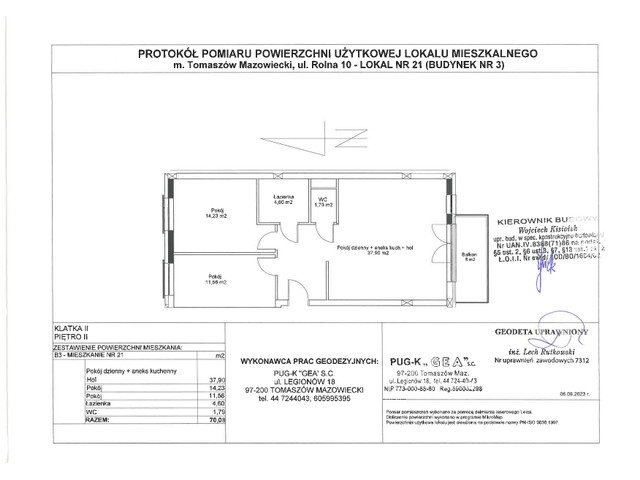 Mieszkanie w inwestycji Rolna 8/14 etap II, symbol B3B/21 » nportal.pl