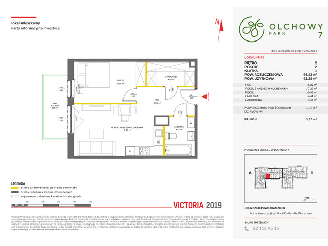 Mieszkanie w inwestycji OLCHOWY PARK, symbol 7_45 » nportal.pl