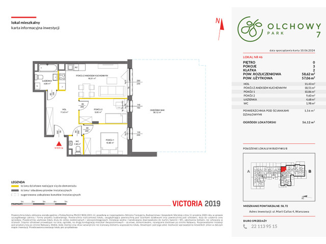 Mieszkanie w inwestycji OLCHOWY PARK, symbol 7_46 » nportal.pl