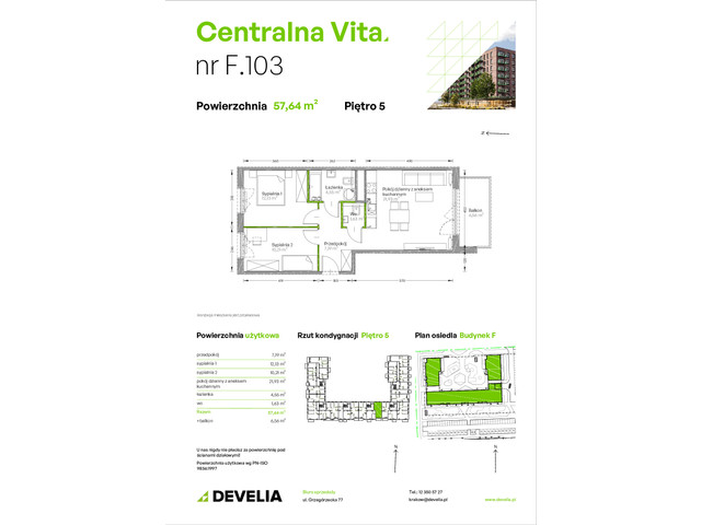 Mieszkanie w inwestycji Centralna Vita, symbol F.103 » nportal.pl